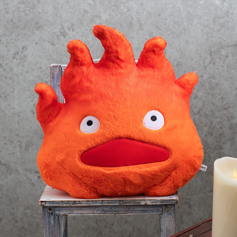 Le Château Ambulant (Howl's Moving Castle) - Coussin peluche Calcifer