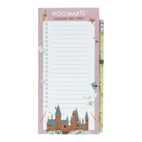 Harry Potter - Carnet magnétique to-do-list Hogwarts