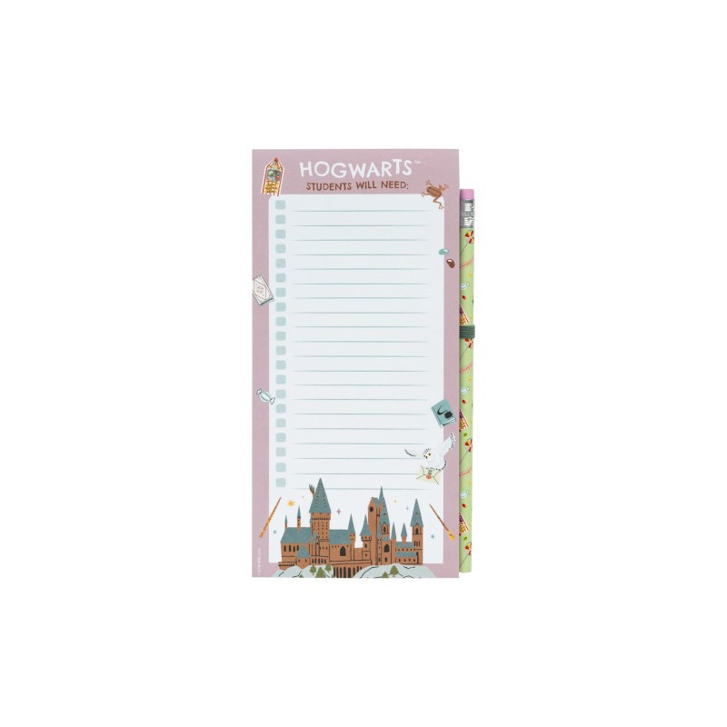 Harry Potter - Carnet magnétique to-do-list Hogwarts