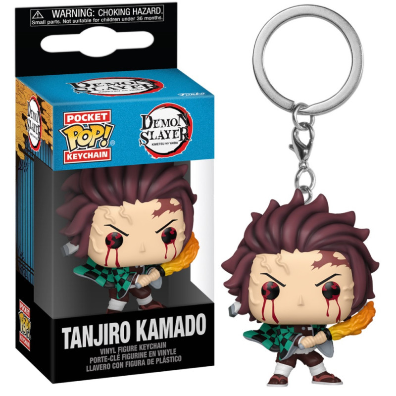 Demon Slayer (Kimetsu no Yaiba) - Pop! Pocket - Porte-clé Tanjiro (Sun Breathing)