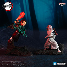 Demon Slayer (Kimetsu no Yaiba) - Figurines Combination Battle Tanjiro vs Rui