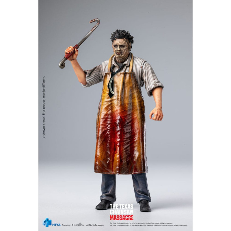 JUIN 2025 : Texas Chainsaw Massacre (1974) - Figurine 1/18 Exquisite Mini Leatherface Killing Mask 12 cm