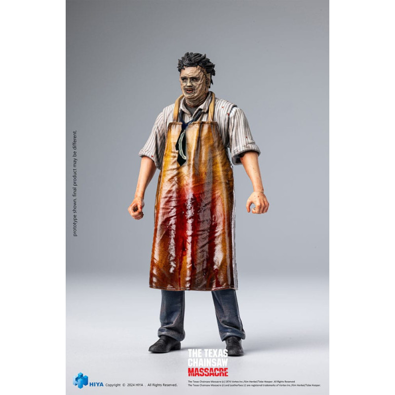 JUIN 2025 : Texas Chainsaw Massacre (1974) - Figurine 1/18 Exquisite Mini Leatherface Killing Mask 12 cm