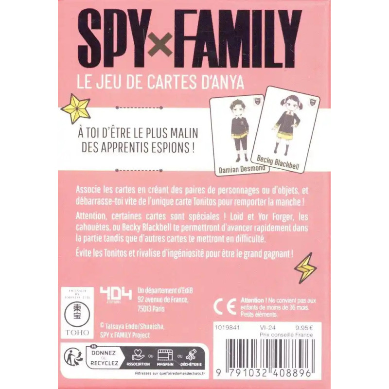 Spy X Family - Le jeu de cartes d'Anya