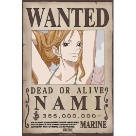 One Piece - poster Wanted Nami (52 x 38 cm)