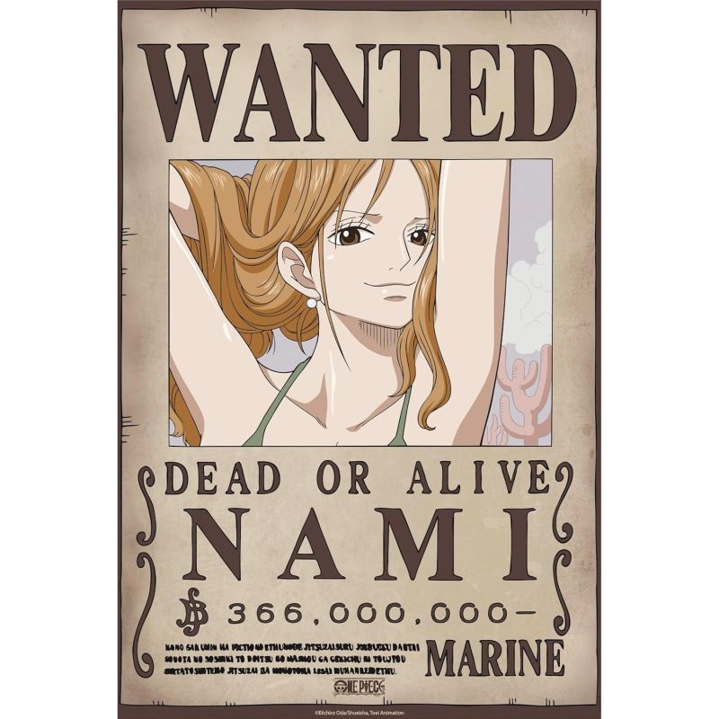 One Piece - poster Wanted Nami (52 x 38 cm)