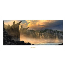 Lord of the Rings - Affiche art print The Argonath Pillars of the Kings