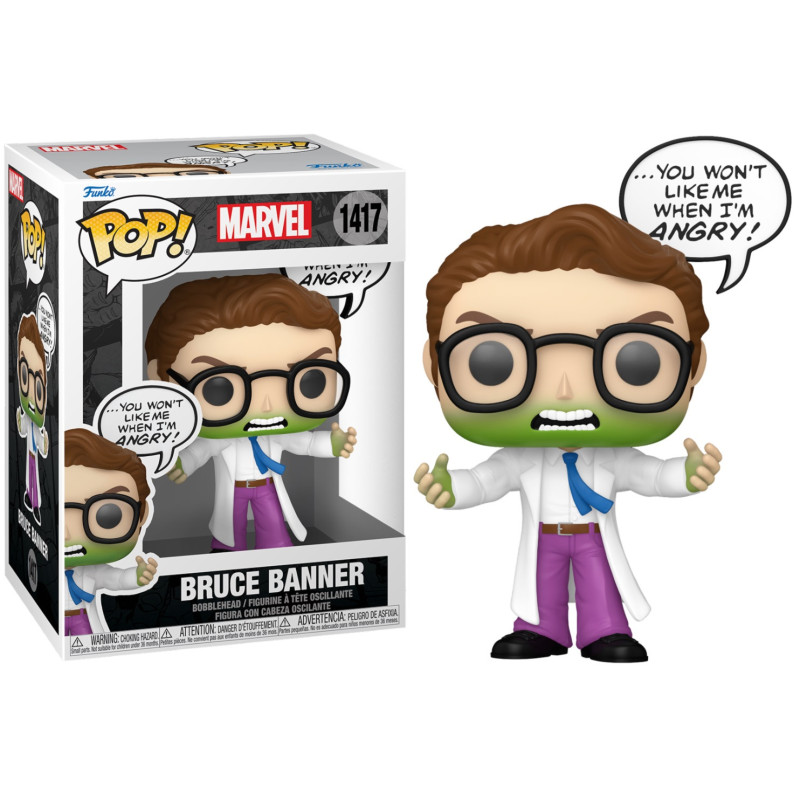 MARS 2025 : Marvel - Pop! - Bruce Banner (Don't Make me Angry) n°1417