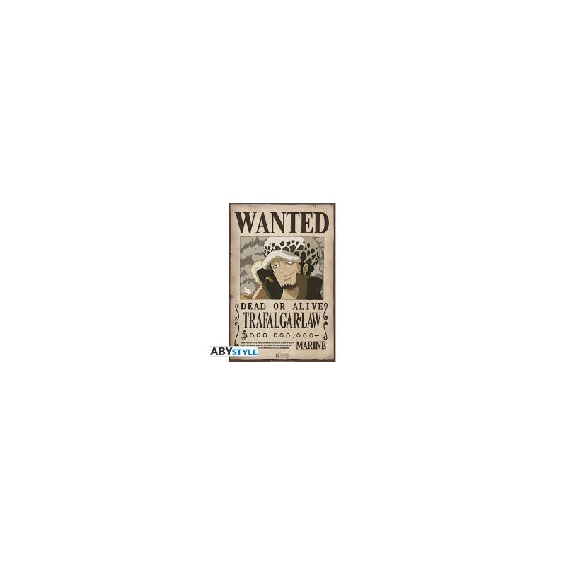 One Piece - poster Wanted Trafalgar Law (52 x 35 cm)