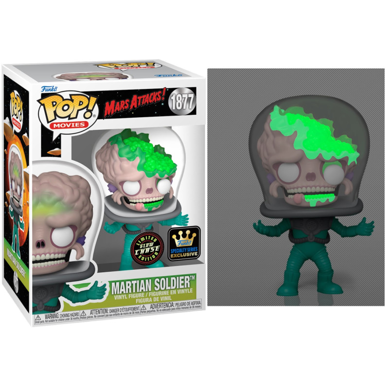 MARS 2025 : Mars Attacks - Pop! - Martian Soldier n°1877 CHASE