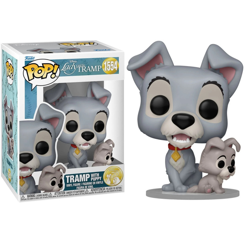 Disney : La Belle et le Clochard - Pop! - Tramp with Puppy n°1554