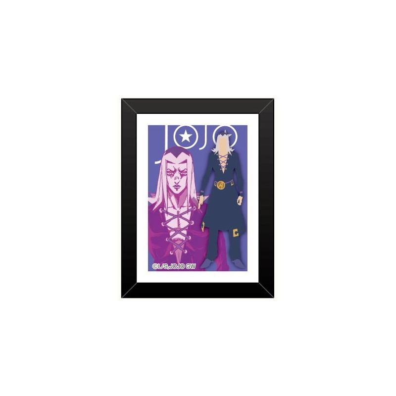 JoJo's Bizarre Adventure - Art Frame Shadow Picture Golden Wind 1 EXEMPLAIRE ALEATOIRE