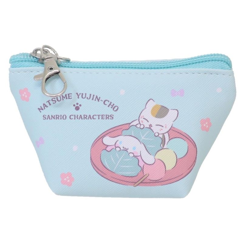 Natsume Yuujin Cho x Sanrio - Pochette Nyanko Sensei x Cinnamoroll