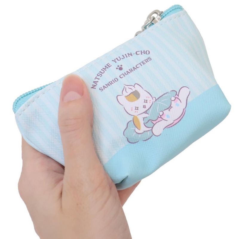 Natsume Yuujin Cho x Sanrio - Pochette Nyanko Sensei x Cinnamoroll