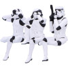 Star Wars : Original Stormtrooper - Figurines Three Wise Sitting Stormtroopers 11 cm