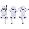 Star Wars : Original Stormtrooper - Figurines Three Wise Sitting Stormtroopers 11 cm