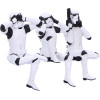 Star Wars : Original Stormtrooper - Figurines Three Wise Sitting Stormtroopers 11 cm