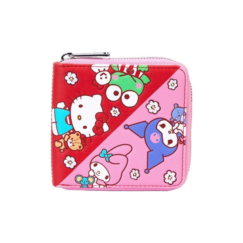 Sanrio - Portefeuille LoungeFly Hello Kitty & Friends "Color Block"