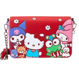 Sanrio - Sac bandoulière LoungeFly Hello Kitty & Friends "Color Block"