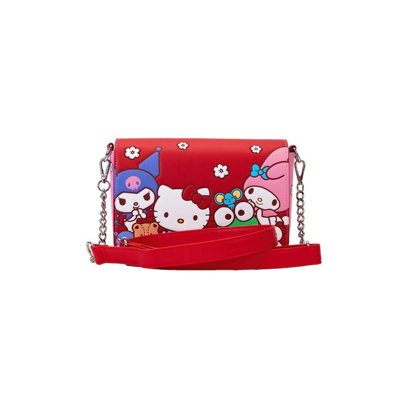 Sanrio - Sac bandoulière LoungeFly Hello Kitty & Friends "Color Block"