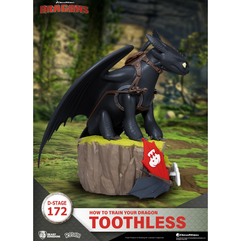 NOVEMBRE 2025 : How to train your Dragon - Dragons - Diorama D-Stage Toothless