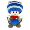 Super Mario - Peluche Flying Squirrel Blue Toad 21cm