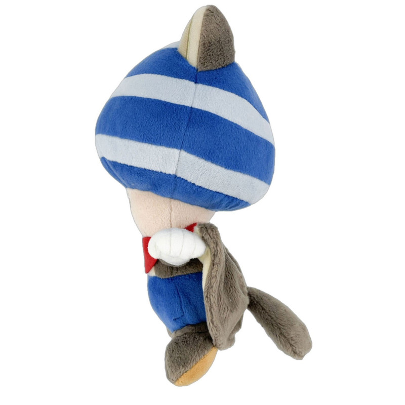 AOUT 2025 : Super Mario - Peluche Flying Squirrel Blue Toad 21cm