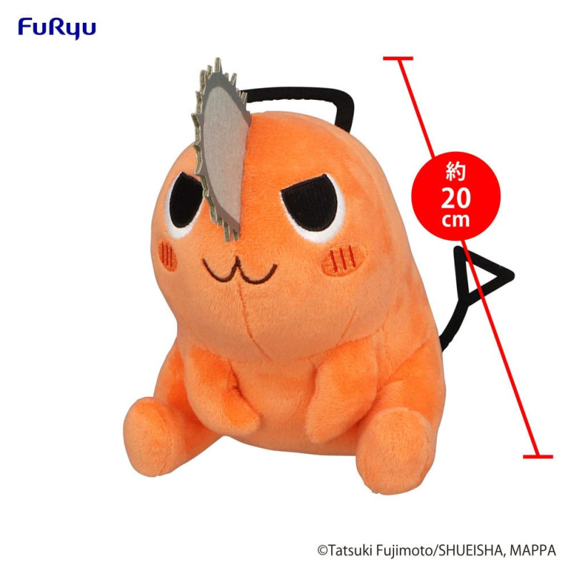 SEPTEMBRE 2025 : Chainsaw Man - Peluche Pochita Sitting Naughty 20 cm