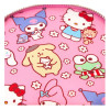 Sanrio - Mini sac à dos Hello Kitty & Friends Color Block