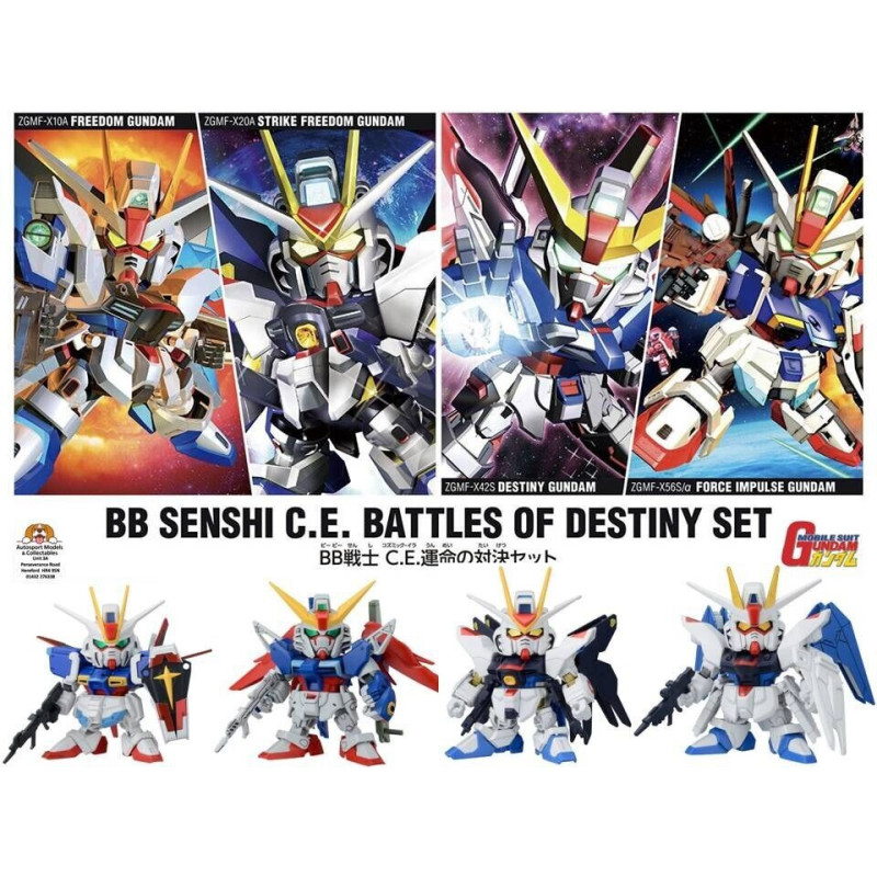 Gundam - BB Senshi C.E. Battle of destiny set