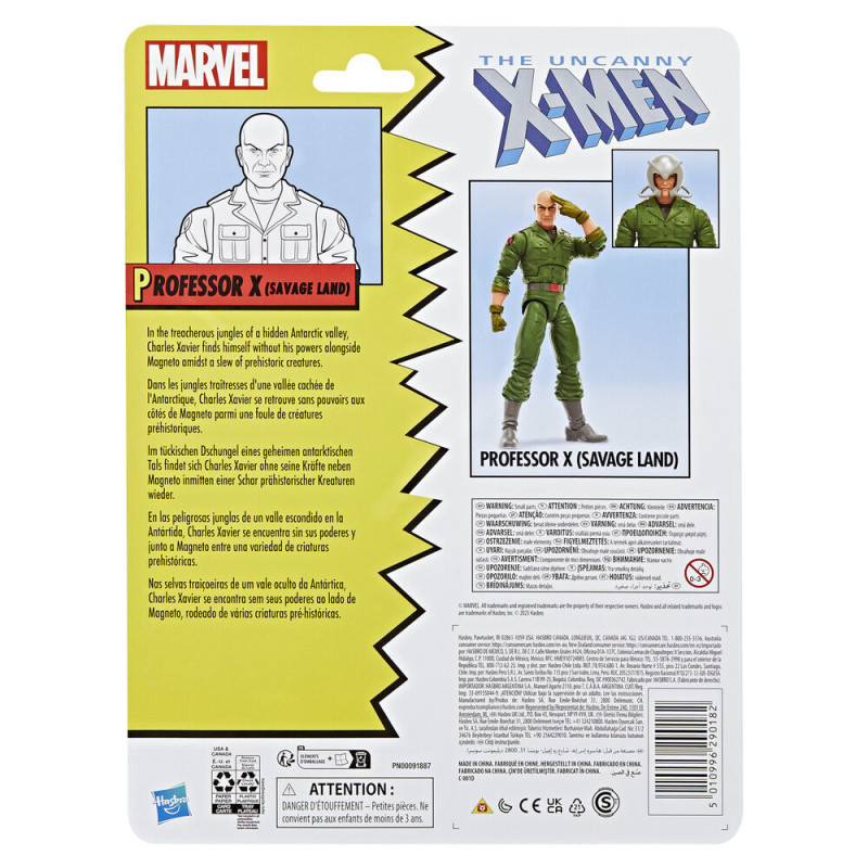 JUIN 2025 : Marvel Legends - Retro Collection - Figurine Professor X Savage Land 15 cm (Uncanny X-Men)