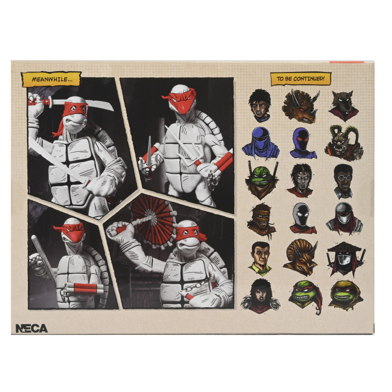 JUILLET 2025 : Tortues Ninja - TMNT - Figurines 2-Pack Black and White First Turtles