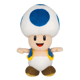 Super Mario - Peluche Toad Bleu 20 cm