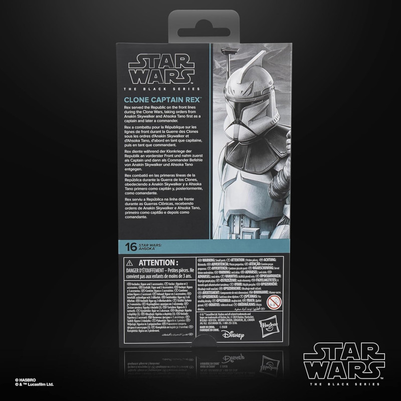 JUILLET 2025 : Star Wars : Ahsoka - Black Series - Figurine Clone Captain Rex