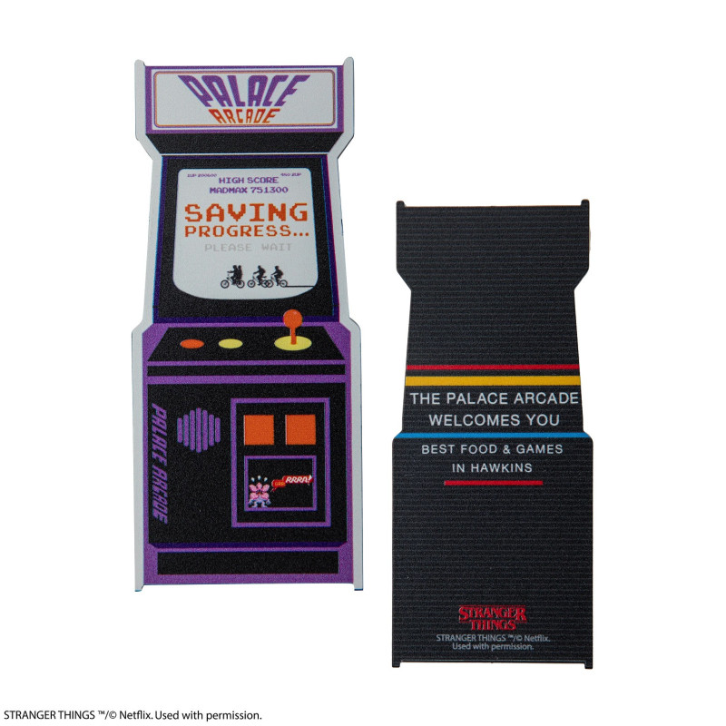 Stranger Things - Marque-page métallique borne d‘arcade