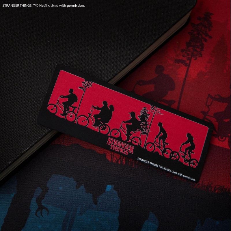 Stranger Things - Marque-page métallique Silhouettes