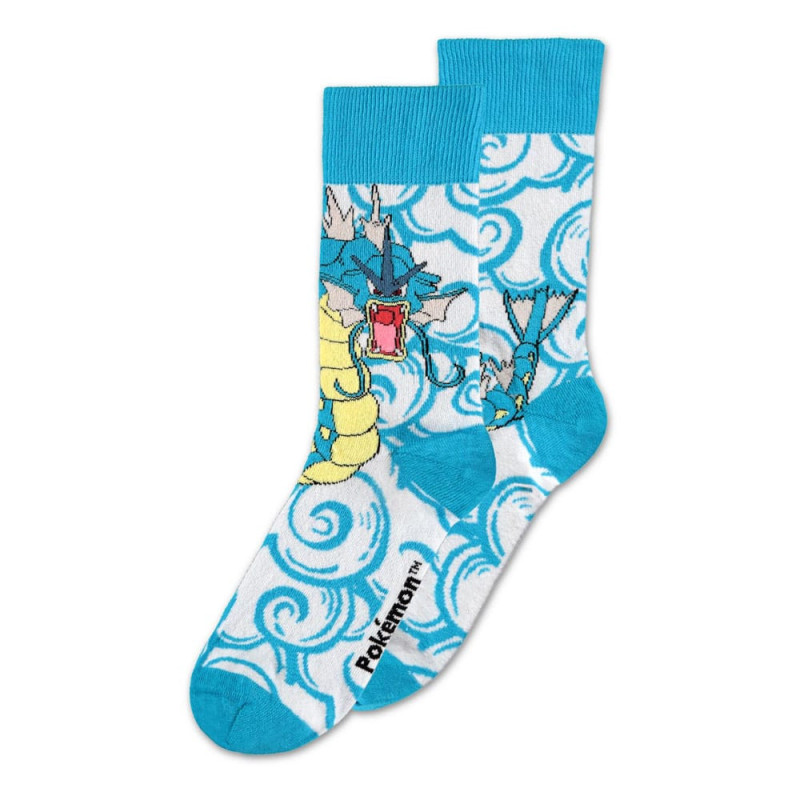 Pokemon - Set de 3 paires de chaussettes 39/42 Leviator, Mew & Ectoplasma