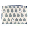 Mon Voisin Totoro - Plaid couverture Silhouette Totoro Gris 70 x 100 cm