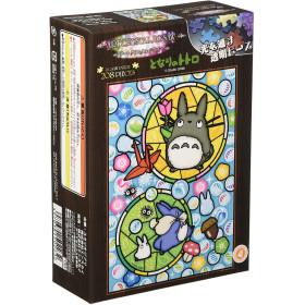 Mon Voisin Totoro - Puzzle Art Crystal vitrail 208 pièces Bonheur