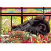 Spirited Away (Chihiro) - Puzzle Art Crystal vitrail 208 pièces Kaonashi Après le Festin