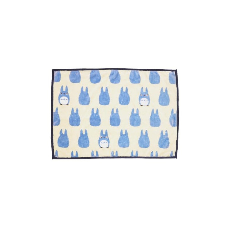 Mon Voisin Totoro - Plaid couverture Silhouette Totoro Bleu 70 x 100 cm