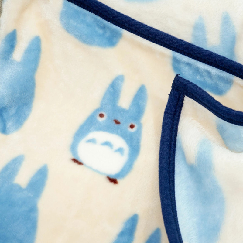 Mon Voisin Totoro - Plaid couverture Silhouette Totoro Bleu 200 x 140 cm