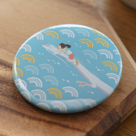 Spirited Away (Chihiro) - Badge Chihiro & Haku dragon