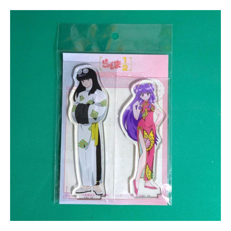 Ranma 1/2 - Set de deux figurines en acrylique Shampoo & Mousse