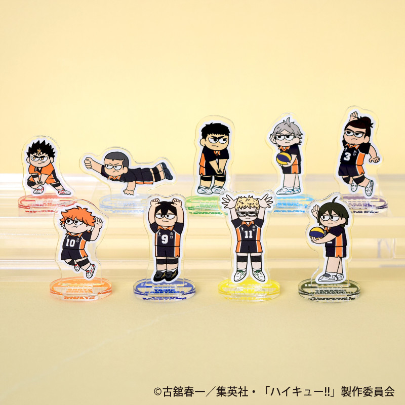 Haikyu!! - Mini figurine en acrylique Match Ver. Karasuno 1 EXEMPLAIRE ALEATOIRE