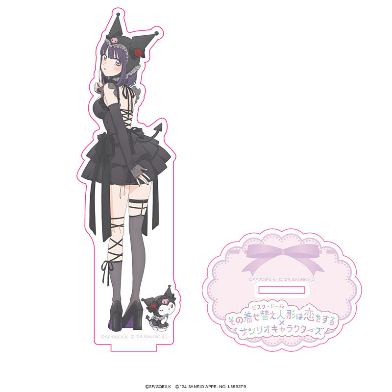 My Dress-Up Darling x Sanrio - Figurine stand acrylique Shizuku Kuroe x Kuromi