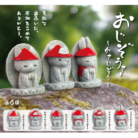 Petite figurine Ojizo-San Kasajizo 1 EXEMPLAIRE ALEATOIRE