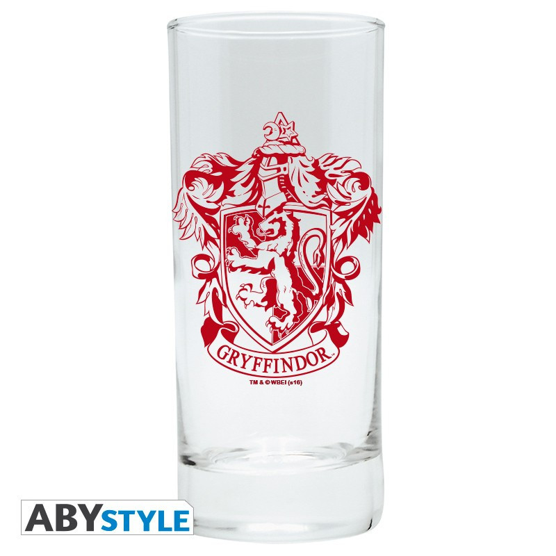 Harry Potter - Set de 3 verres Gryffindor, Slytherin & Hogwarts