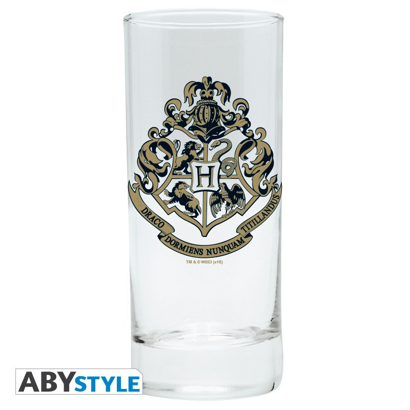 Harry Potter - Set de 3 verres Gryffindor, Slytherin & Hogwarts