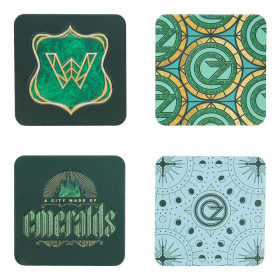 Wicked - Set de 4 sous-verres Emerald City